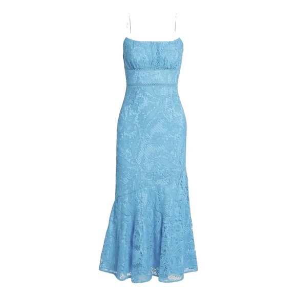 Monique Lhuillier Dresses & Skirts - MONIQUE LHUILLIER Sleeveless Lace Midi Dress